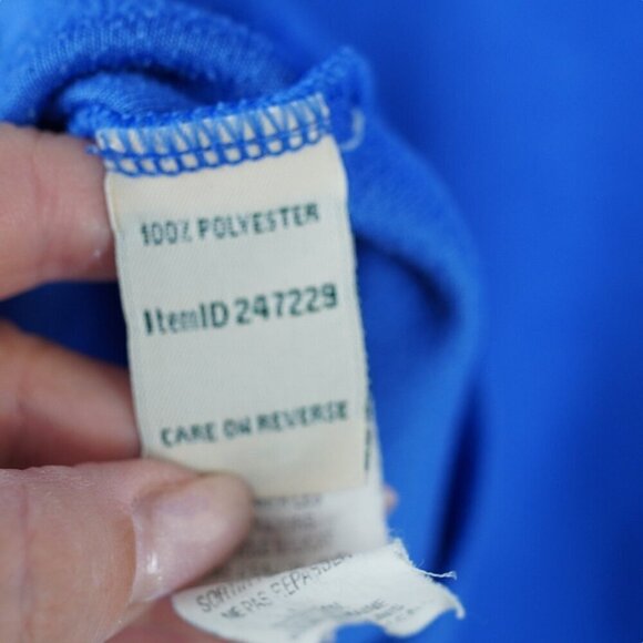 L.L.Bean Blue 1/4 Zip Fleece Pullover M‎ - Picture 5 of 5